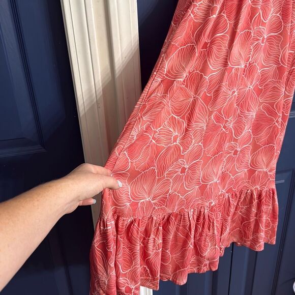 Shore Brand Cut Out Floral Maxi Dress Size S NWT - Picture 5 of 8